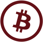 円の中のビットコインシンボル